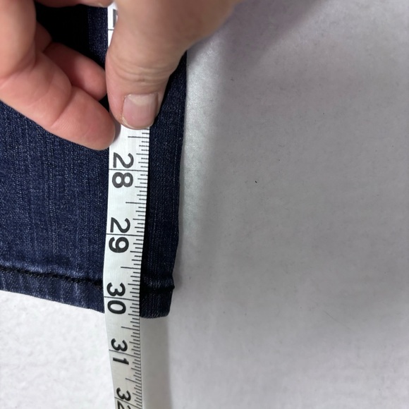 ReRock for Express jeans size 10/30 Skinny EUC dark wash. Deco pockets - Picture 7 of 12
